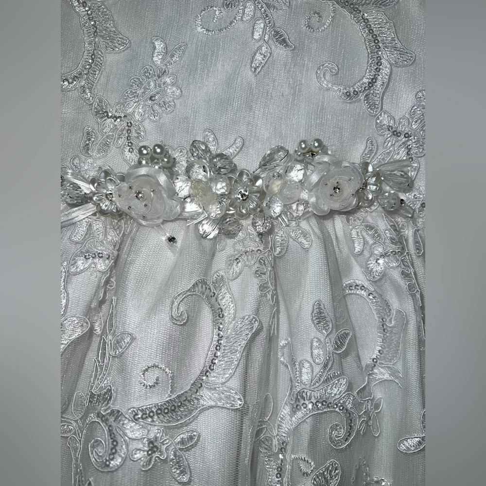 TODDLER GIRL Baptism Dress - Picture 2 of 4